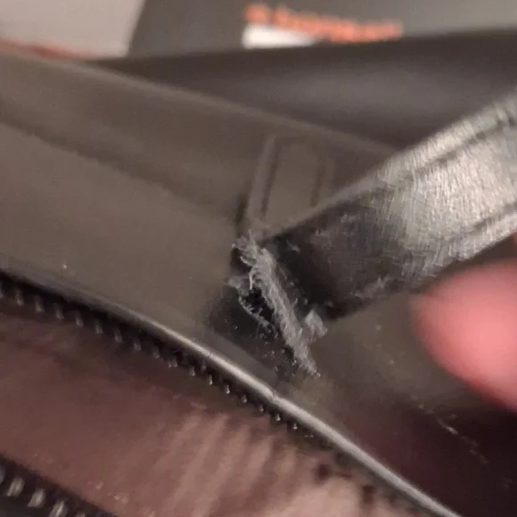 Black Leather Tote Bag - Classic Everyday Shoulder Bag - Picture 10 of 13